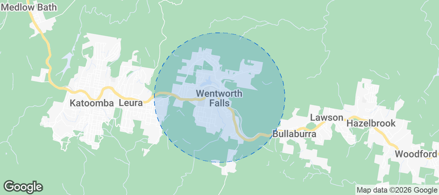 Wentworth Falls Airbnb map